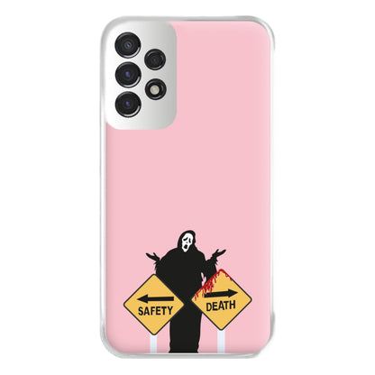 Safety Or Death - Scream Phone Case for Galaxy A53