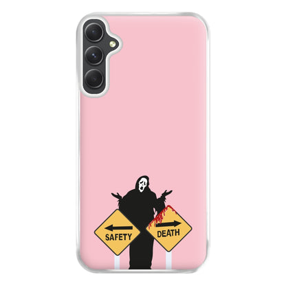 Safety Or Death - Scream Phone Case for Galaxy A54