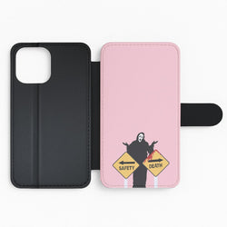 Safety Or Death - Scream Flip Phone Case