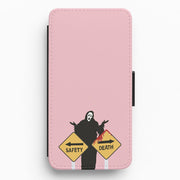 Safety Or Death - Scream Flip / Wallet Phone Case 1