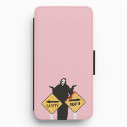 Safety Or Death - Scream Flip / Wallet Phone Case