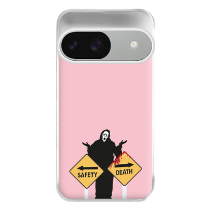 Safety Or Death - Scream Phone Case for Google Pixel 9 / 9 Pro