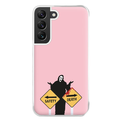 Safety Or Death - Scream Phone Case for Galaxy S22 Plus