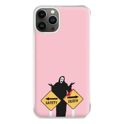 Safety Or Death - Scream Phone Case for iPhone 13