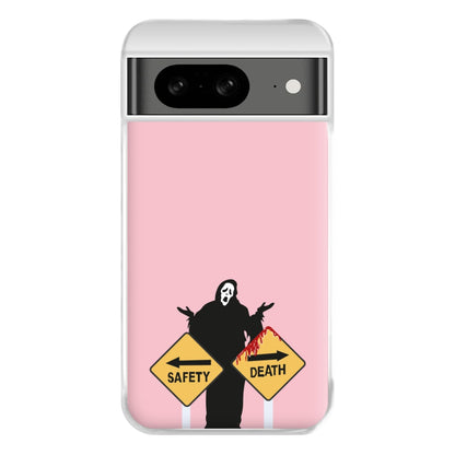 Safety Or Death - Scream Phone Case for Google Pixel 8