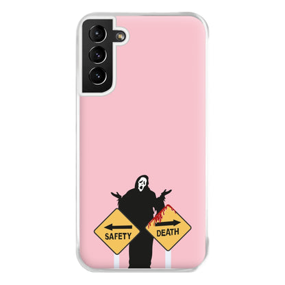 Safety Or Death - Scream Phone Case for Galaxy S21 Plus