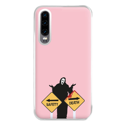 Safety Or Death - Scream Phone Case for Huawei P30