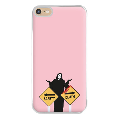 Safety Or Death - Scream Phone Case for iPhone 6 Plus / 7 Plus / 8 Plus