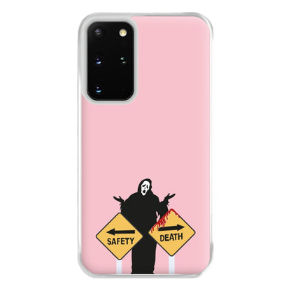 Safety Or Death - Scream Phone Case for Galaxy S20 Plus