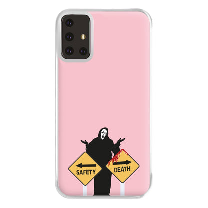 Safety Or Death - Scream Phone Case for Galaxy A71