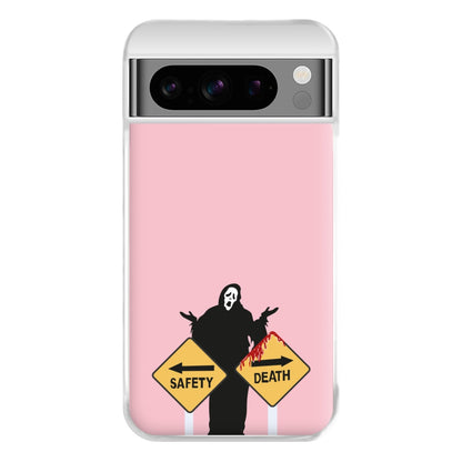 Safety Or Death - Scream Phone Case for Google Pixel 8 Pro