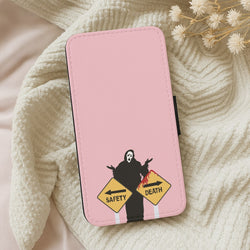 Safety Or Death - Scream Wallet Phone Case