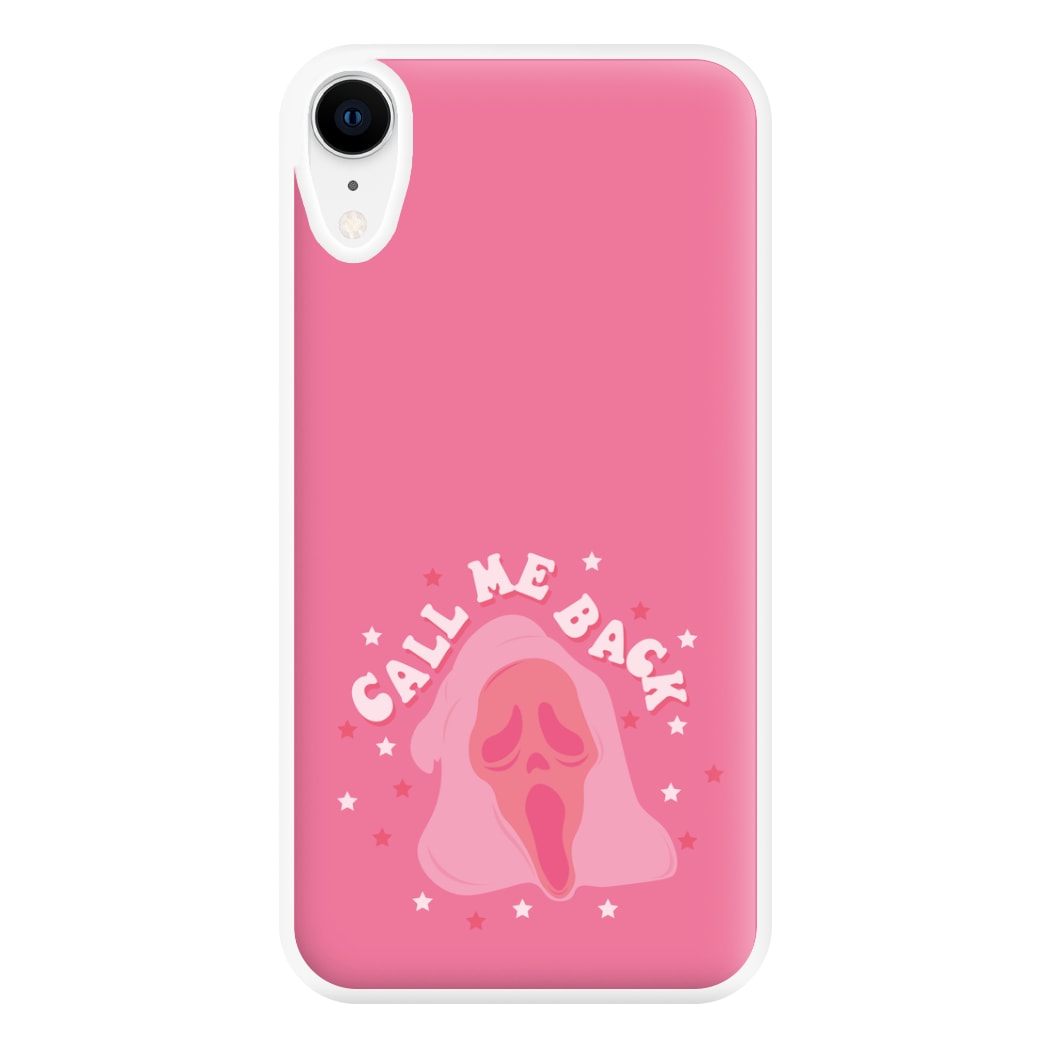 Call Me Back Ghostface - Scream Phone Case for iPhone XR