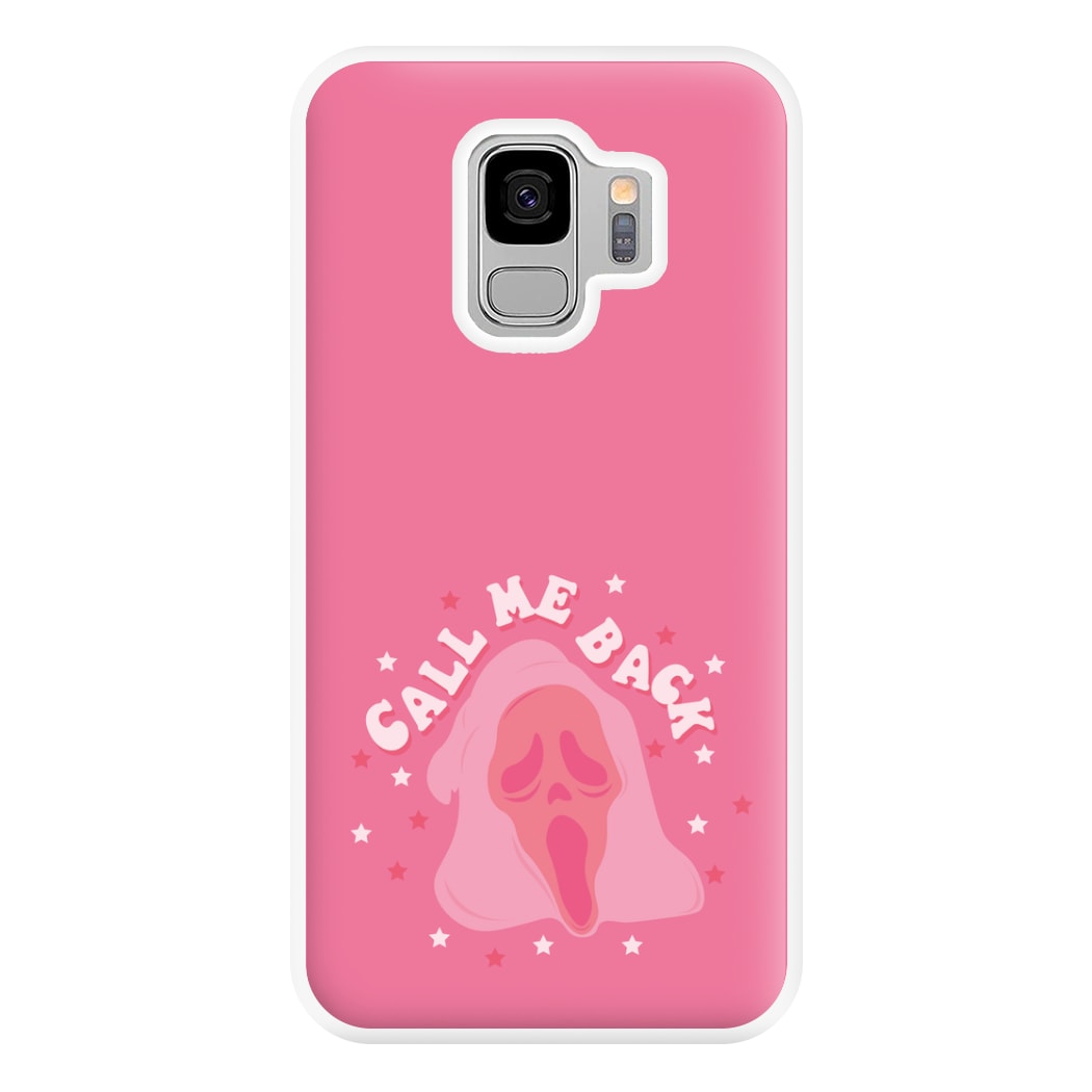 Call Me Back Ghostface - Scream Phone Case for Galaxy S9 Plus