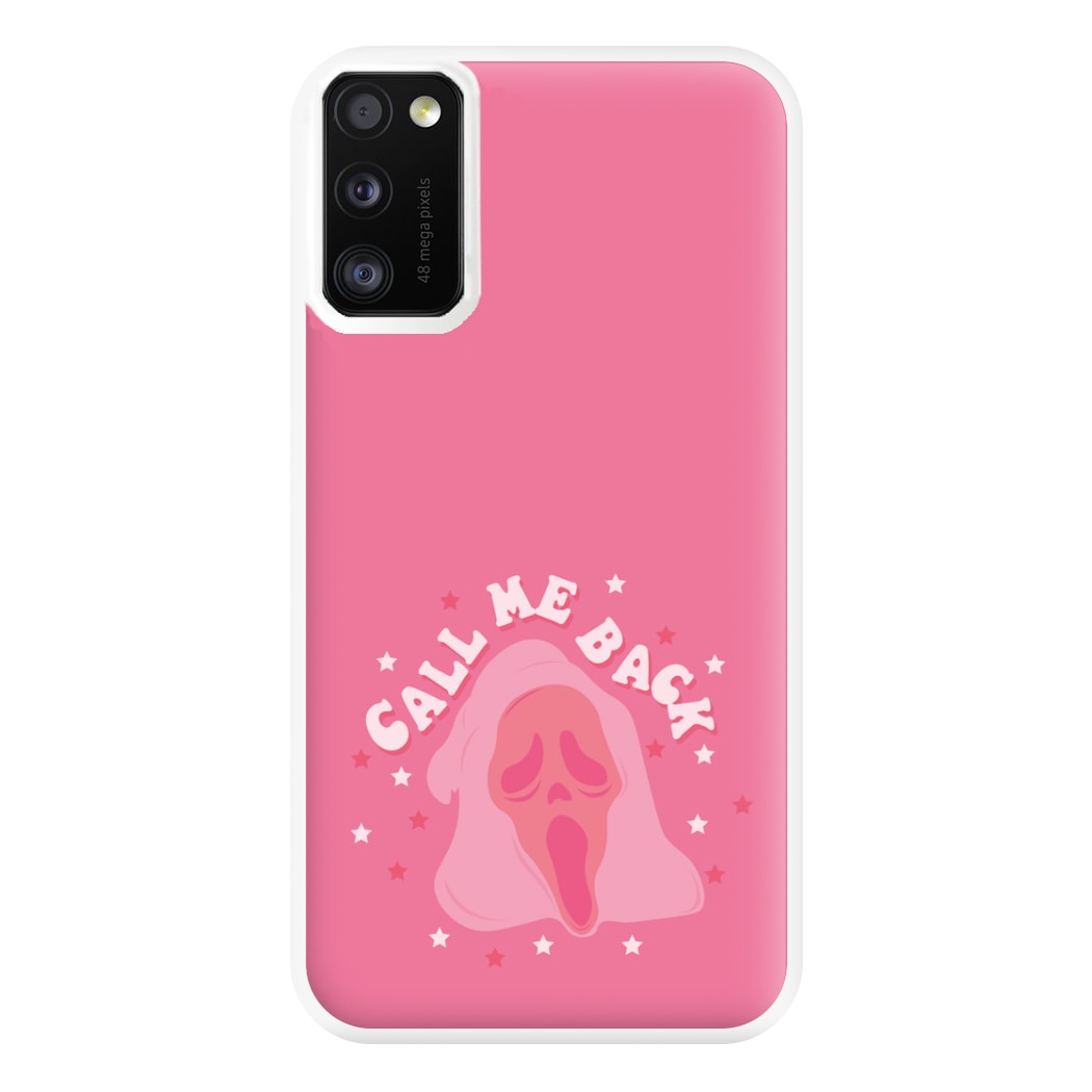 Call Me Back Ghostface - Scream Phone Case for Galaxy A41