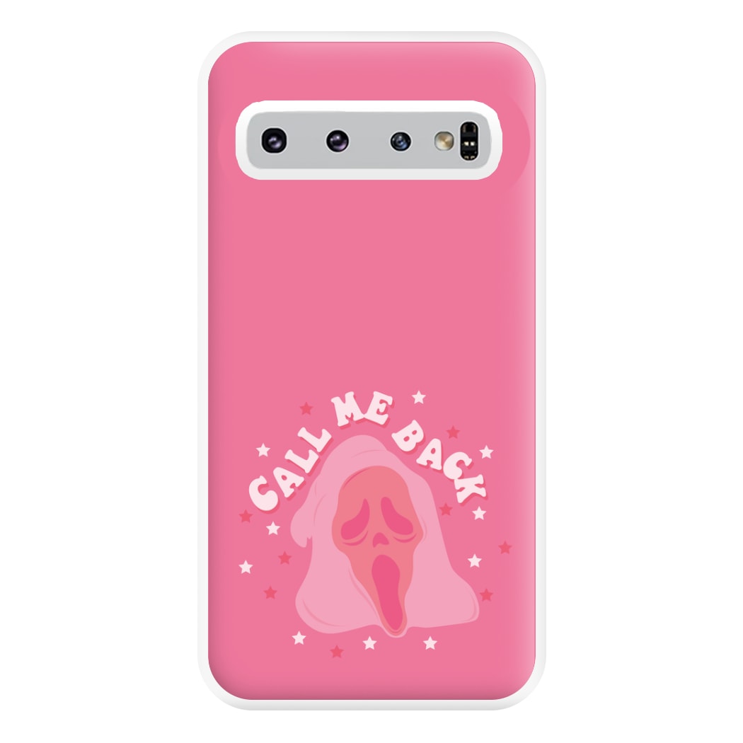 Call Me Back Ghostface - Scream Phone Case for Galaxy S10 Plus