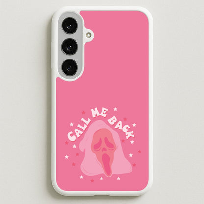 Call Me Back Ghostface - Scream Phone Case for Galaxy S25FE