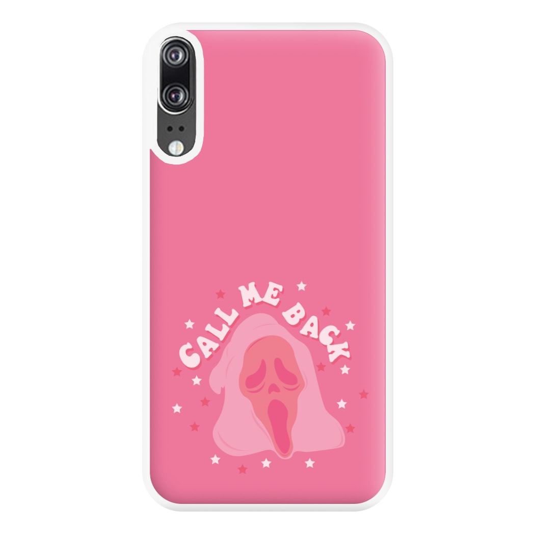 Call Me Back Ghostface - Scream Phone Case for Huawei P20