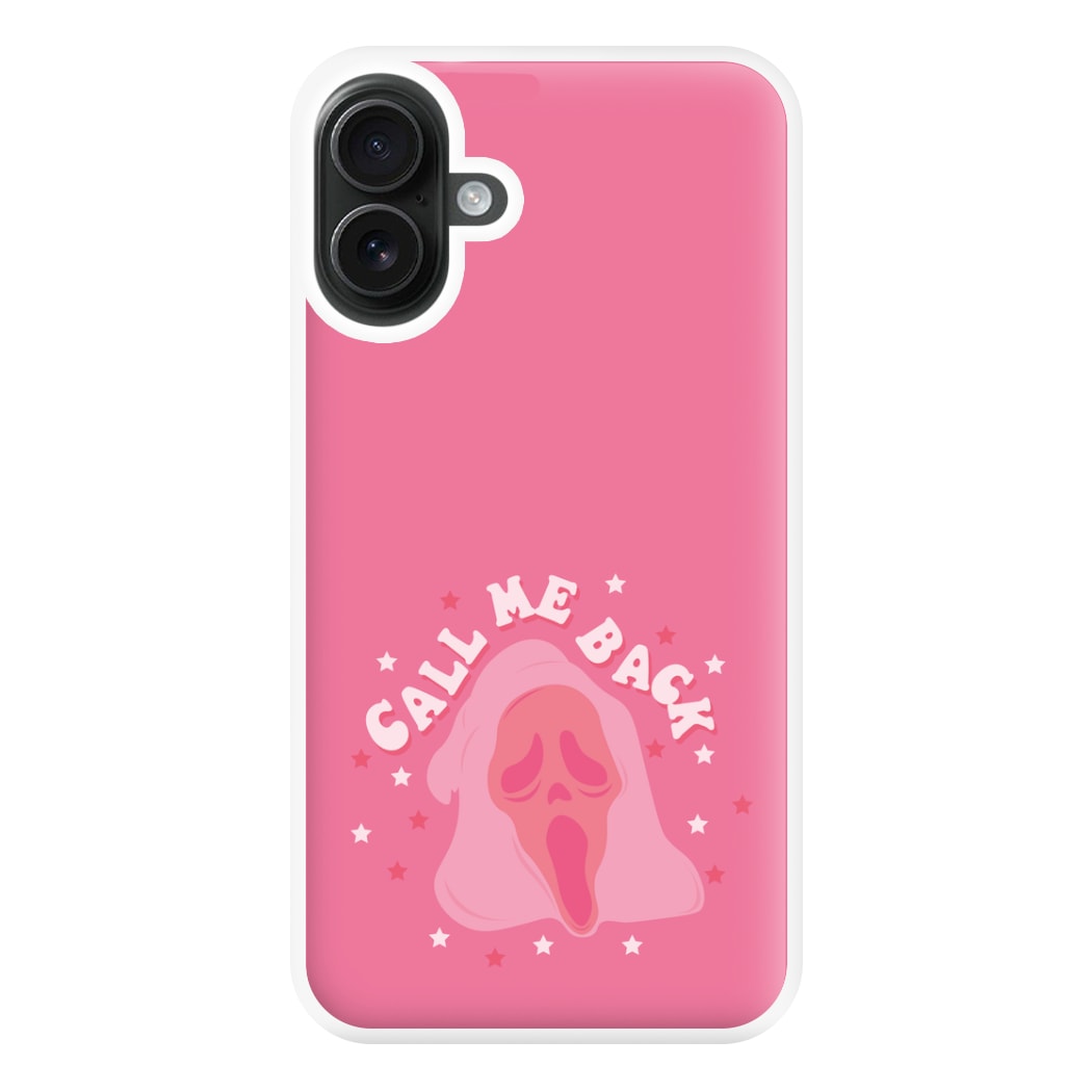 Call Me Back Ghostface - Scream Phone Case for iPhone 16 Plus