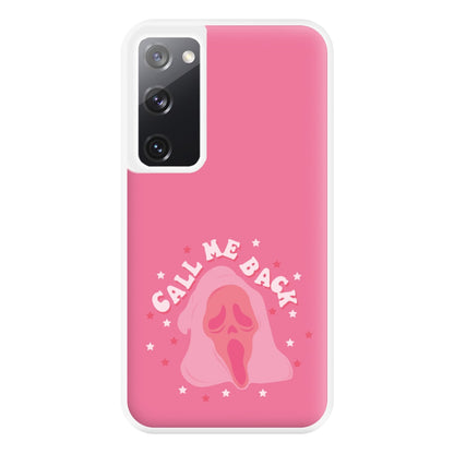 Call Me Back Ghostface - Scream Phone Case for Galaxy S20FE