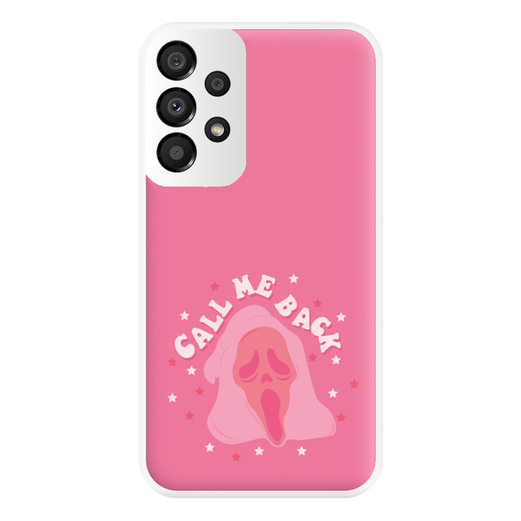 Call Me Back Ghostface - Scream Phone Case for Galaxy A33