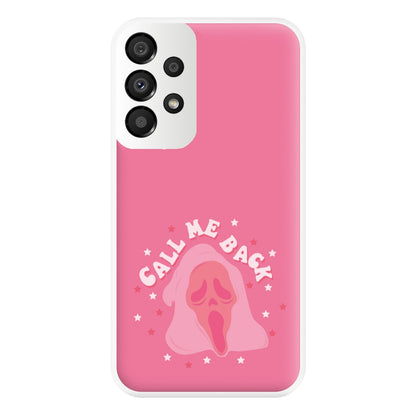 Call Me Back Ghostface - Scream Phone Case for Galaxy A33