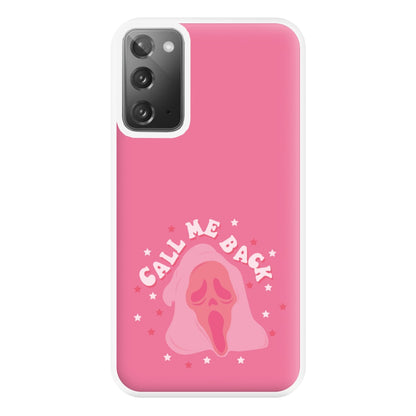 Call Me Back Ghostface - Scream Phone Case for Galaxy Note 20 Ultra