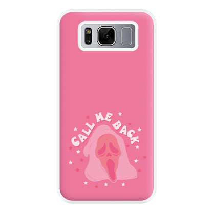 Call Me Back Ghostface - Scream Phone Case for Galaxy S8 Plus