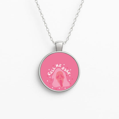 Call Me Back Ghostface - Scream Necklace