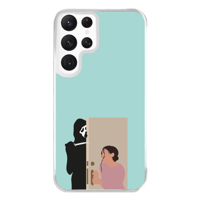 Tara And Ghostface - Scream Phone Case for Galaxy S22 Ultra