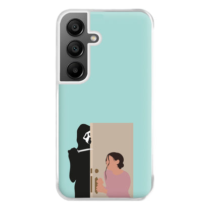 Tara And Ghostface - Scream Phone Case for Galaxy A55