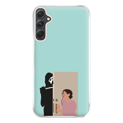 Tara And Ghostface - Scream Phone Case for Galaxy A54