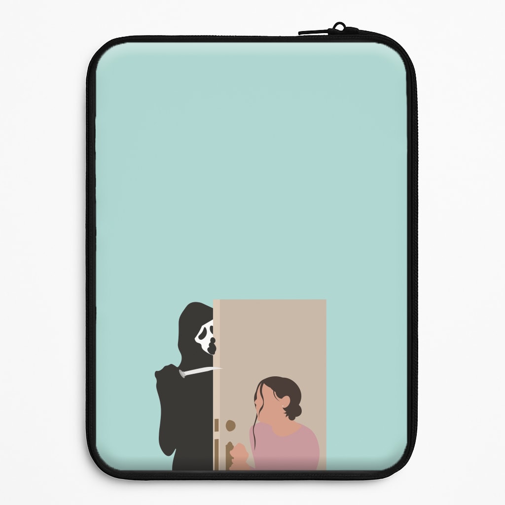 Tara And Ghostface - Scream Laptop Sleeve