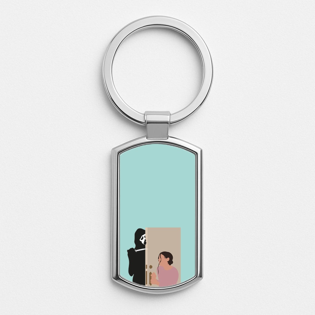 Tara And Ghostface - Scream Luxury Keyring