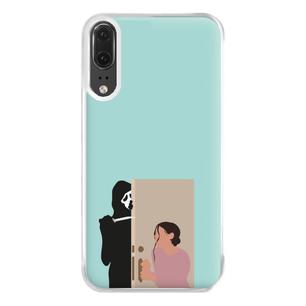 Tara And Ghostface - Scream Phone Case for Huawei P20