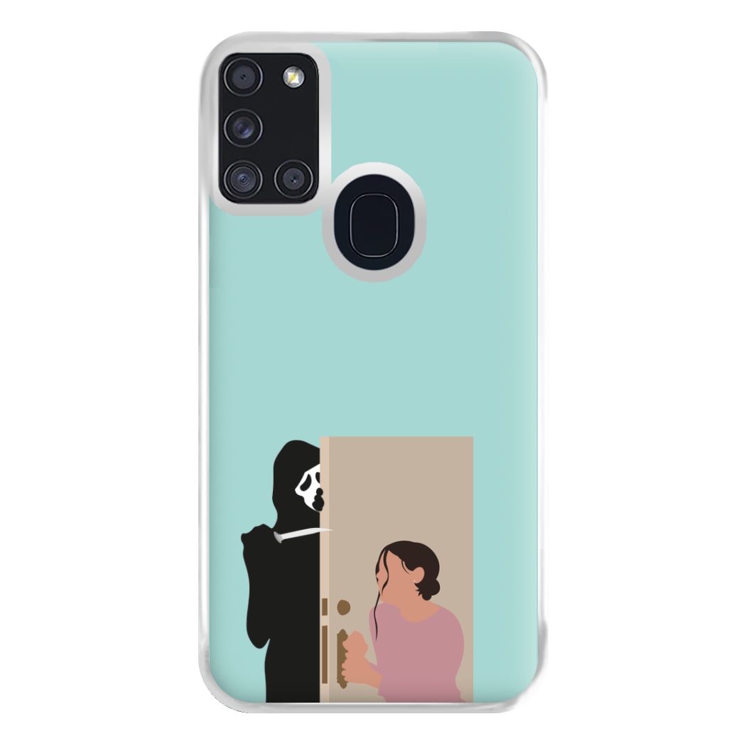 Tara And Ghostface - Scream Phone Case for Galaxy A21s