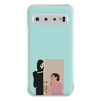 Tara And Ghostface - Scream Phone Case for Galaxy S10 Plus