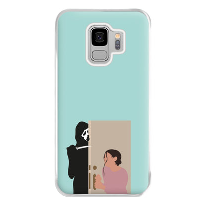 Tara And Ghostface - Scream Phone Case for Galaxy S9 Plus