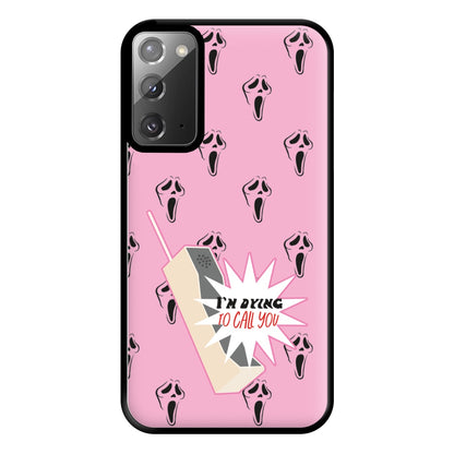 I'm Dying To Call You - Scream Phone Case for Galaxy Note 20 Ultra