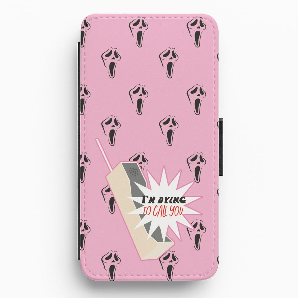 I'm Dying To Call You - Scream Flip / Wallet Phone Case