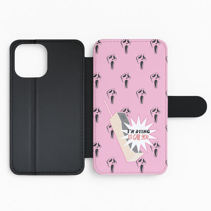 I'm Dying To Call You - Scream Flip Phone Case