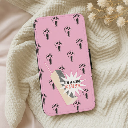 I'm Dying To Call You - Scream Wallet Phone Case