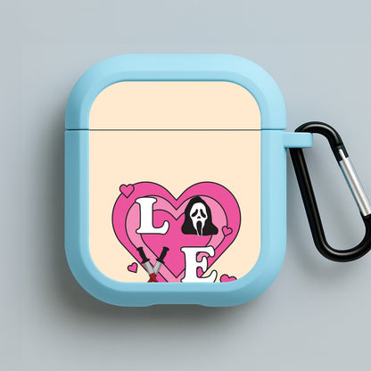 Love Ghost Blue AirPods Case