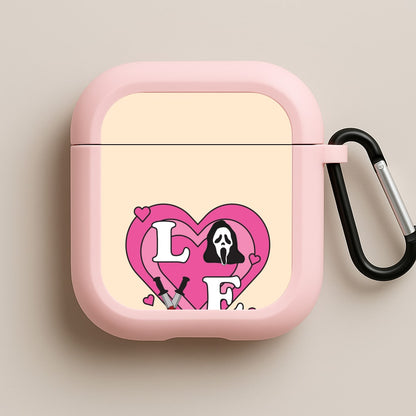 Love Ghost Pink AirPods Case