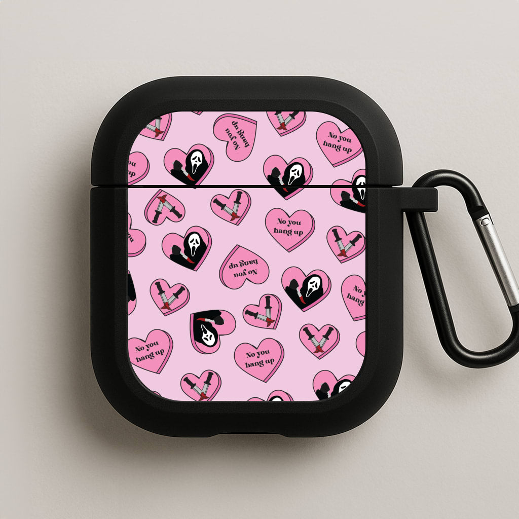 No You Hang Up Love Hearts AirPods Case