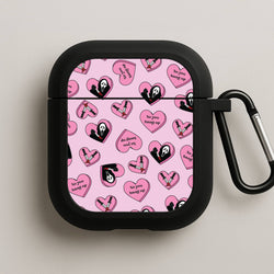 No You Hang Up Love Hearts AirPods Case