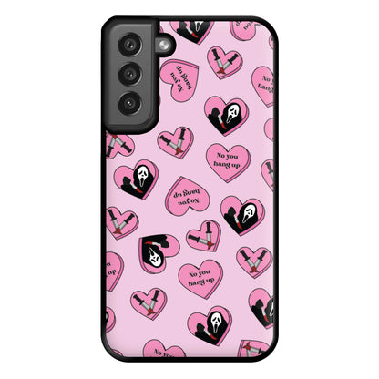 No You Hang Up Love Hearts Phone Case for Galaxy S21FE