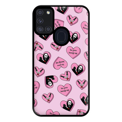 No You Hang Up Love Hearts Phone Case for Galaxy A21s