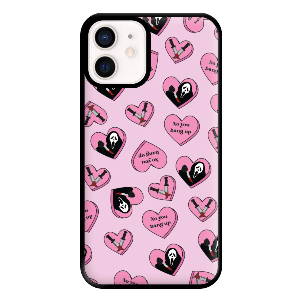 No You Hang Up Love Hearts Phone Case for iPhone 12 Mini