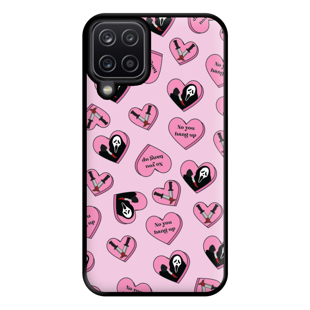 No You Hang Up Love Hearts Phone Case for Galaxy A12